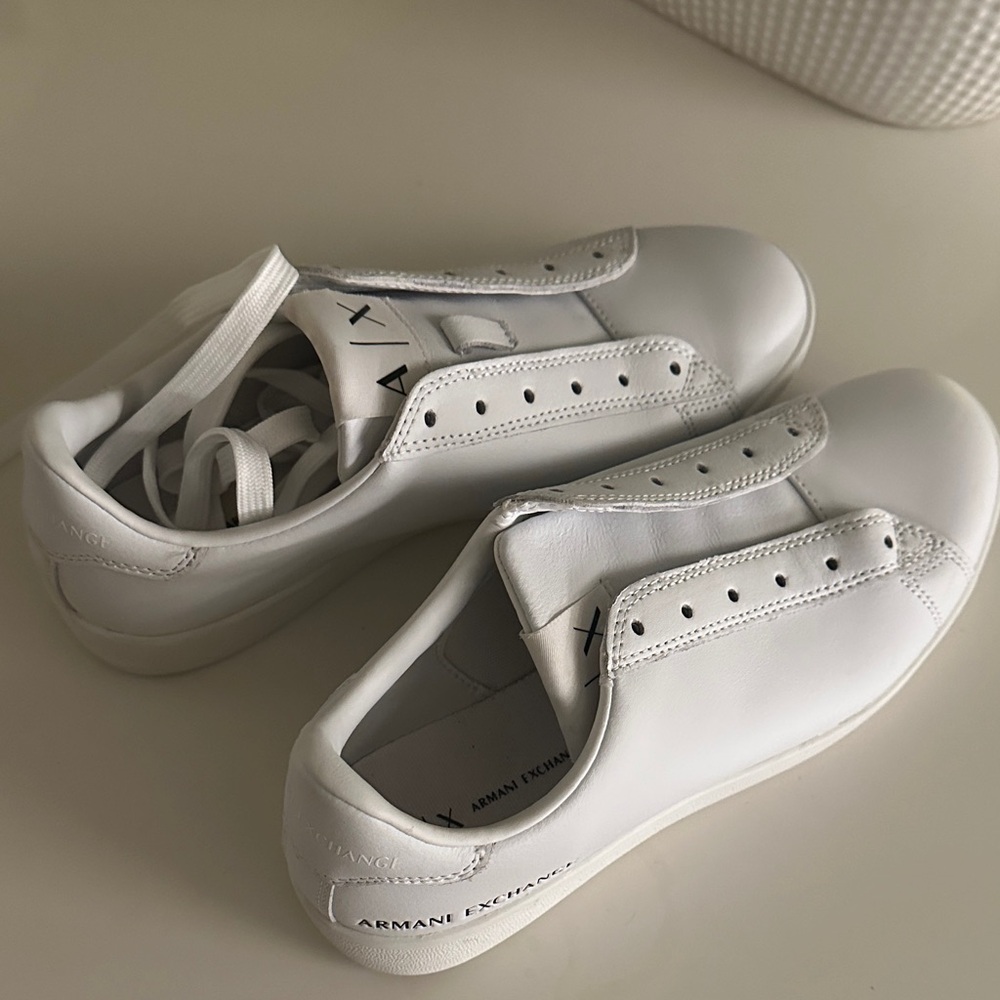 Armani Exchange White Women's Sneakers